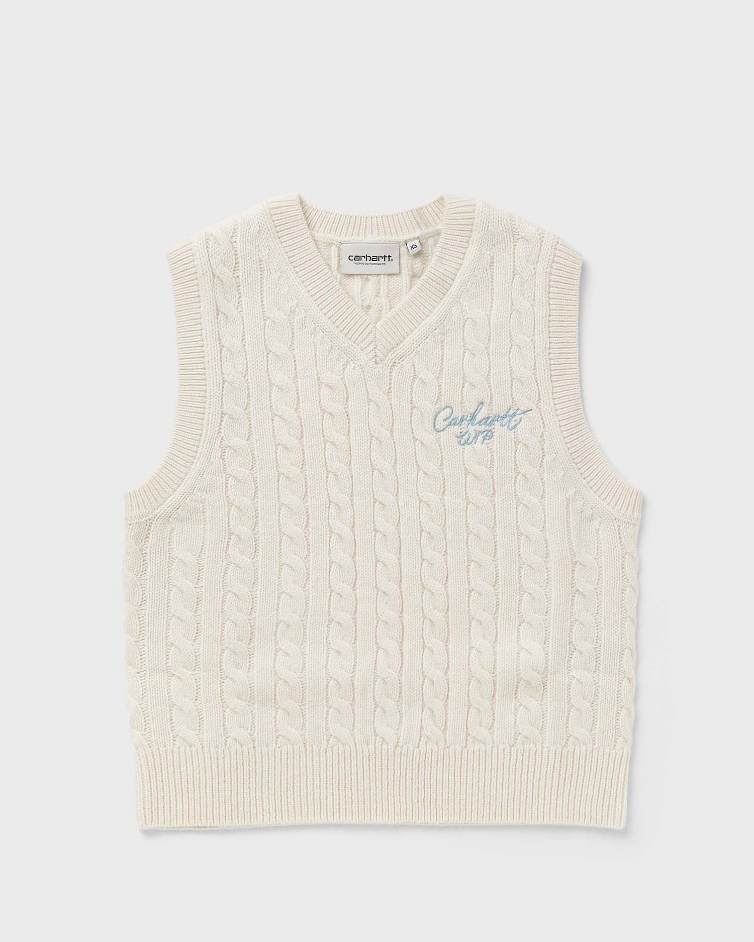 Sweater Carhartt WIP WMNS Signature Vest Sweater Beige | I033882-2JH.XX, 0