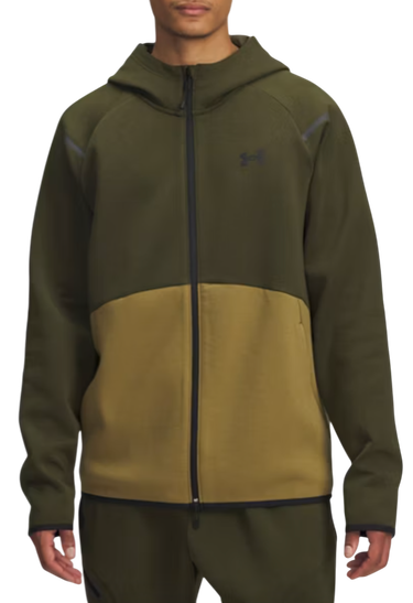 Sweatshirt Under Armour Unstoppable Fleece Full-Zip Hoodie Grön | 1389352-308, 0