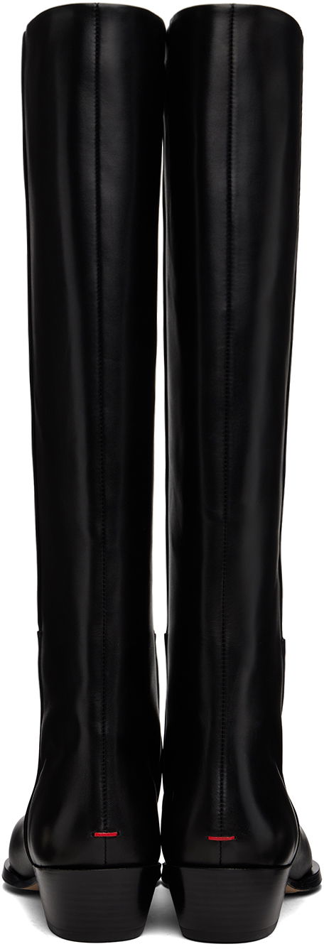 Kläder Aeyde Aeyde Arla Leather Cowboy Tall Boots Svart | A11-KB-ARUP40CH116-FW24-800-001, 1