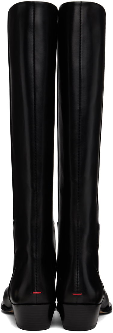 Kläder Aeyde Aeyde Arla Leather Cowboy Tall Boots Svart | A11-KB-ARUP40CH116-FW24-800-001, 1