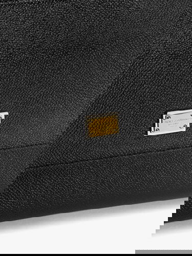 Handväska Dolce & Gabbana Sicily Medium Dauphine Leather Top Handle Bag Dolce & Gabbana Svart | BB6003B100180999, 4