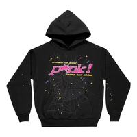 Sp5der P*nk Graphic Print Hoodie