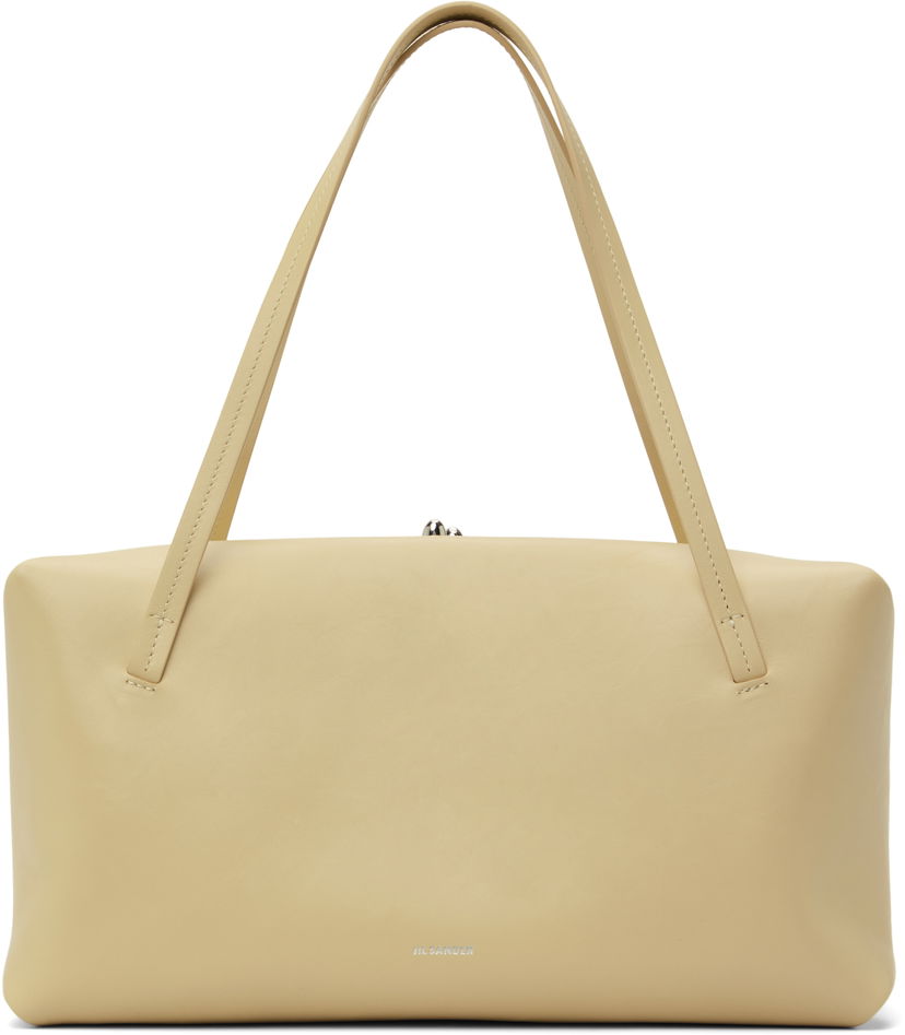 Handväska Jil Sander Jil Sander Goji Pillow Medium Bag Beige | J08WD0065_P5635