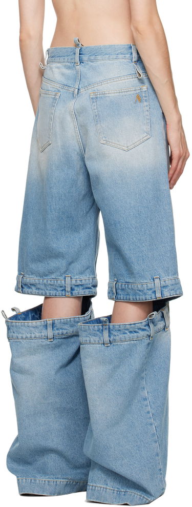 Jeans The Attico The Attico Long Leg Split Jeans Blå | 241WCP157 D073, 2