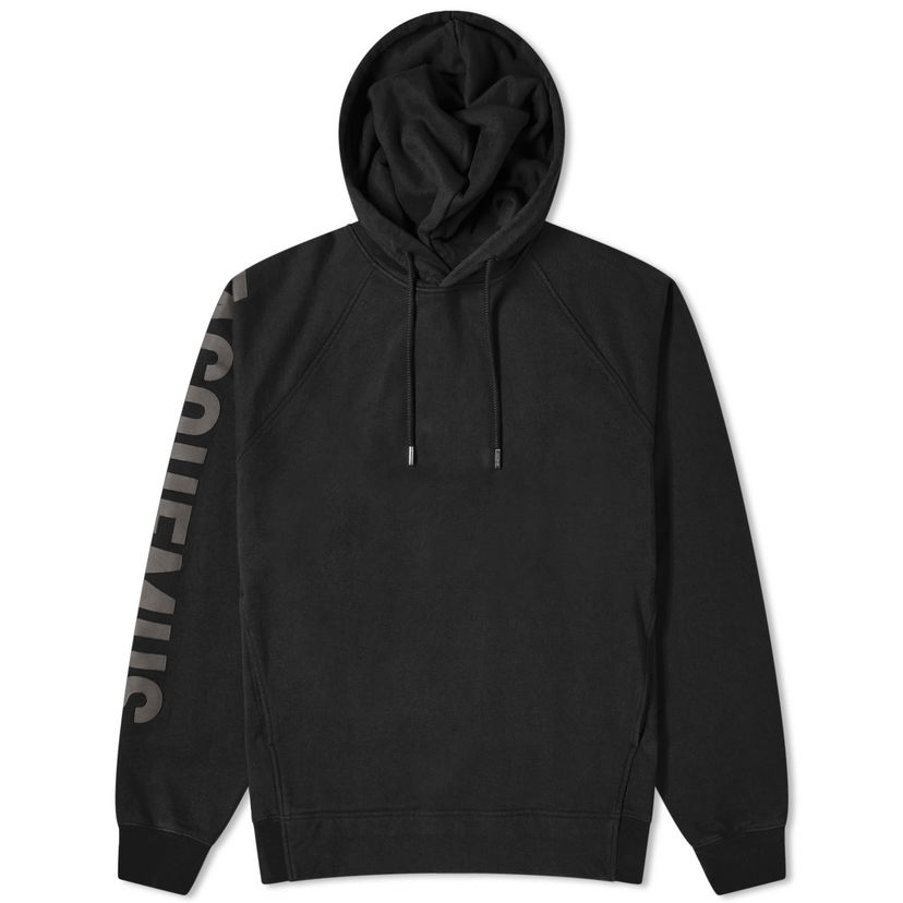 Sweatshirt Jacquemus Typo Hoodie Svart | 24E245JS234-2341-990