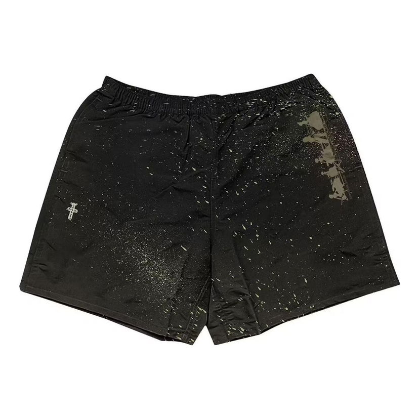 Shorts Cactus Jack by Travis Scott Travis Scott Cactus Jack Splatter Shorts Svart | CJOL-PS06