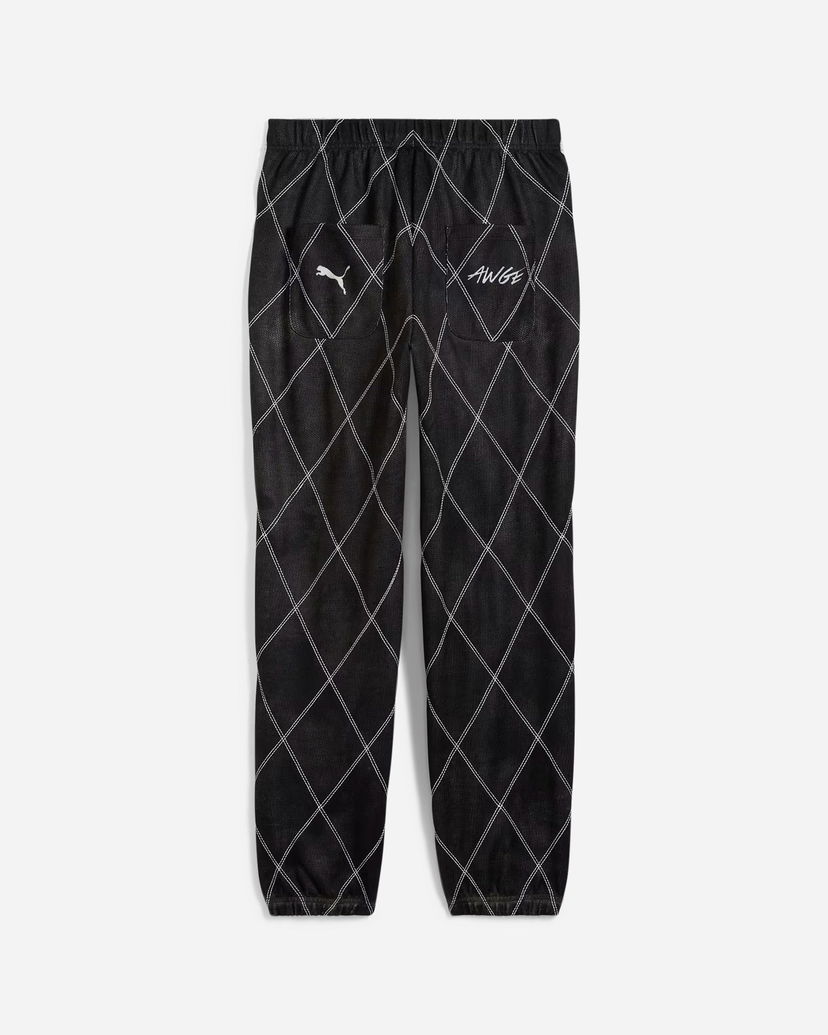 Träningsbyxor Puma A$AP Rocky Quilted Sweatpants Svart | 631124-01