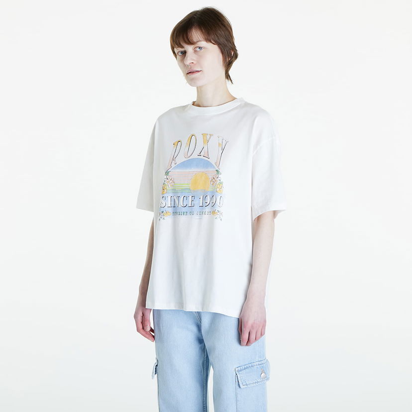 T-shirt Roxy Dreamers Women A White Vit | ERJZT05682-WBK0