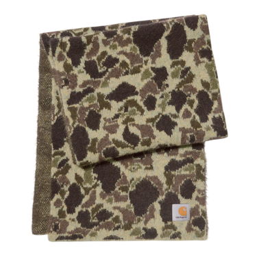 Halsduk Carhartt WIP Camouflage Jacquard Knit Scarf Grön | I033872_2, 1