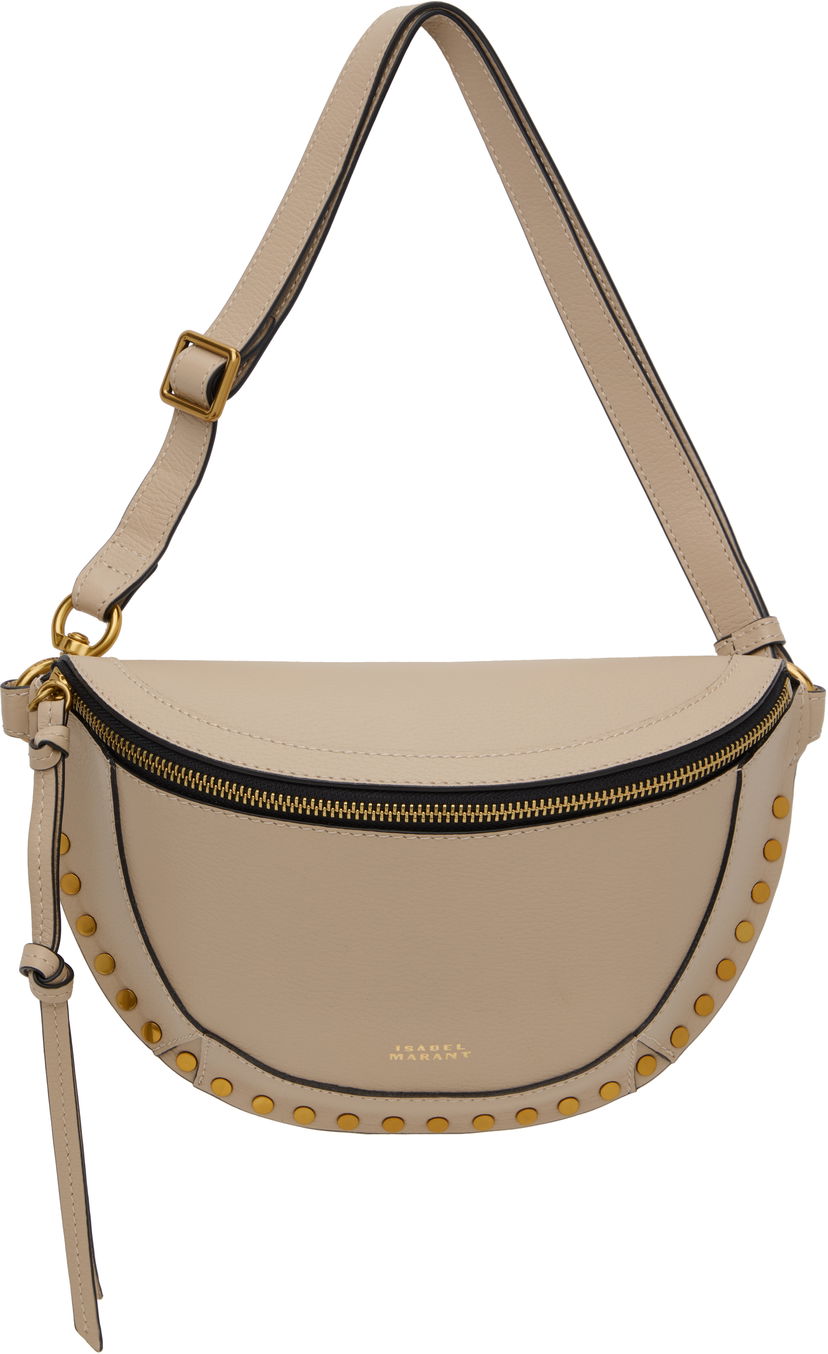 Midjeväska ISABEL MARANT Leather Belt Bag Beige | BJ0001FA-A1C02M