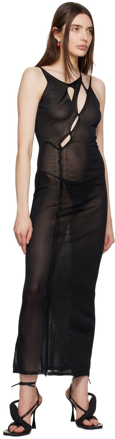 Klä Ottolinger Ottolinger Strappy Maxi Dress Svart | 705001, 3