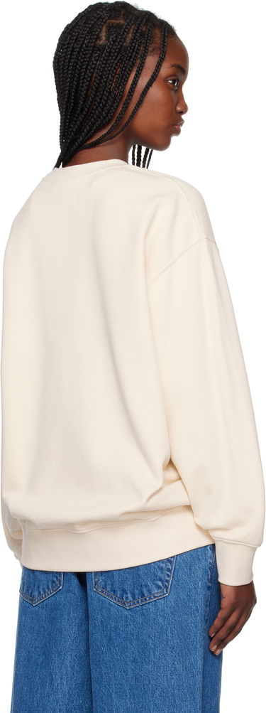 Sweater MAISON KITSUNÉ Maison Kitsuné Baby Fox Patch Oversize Sweatshirt Beige | OW00301KM0325, 2