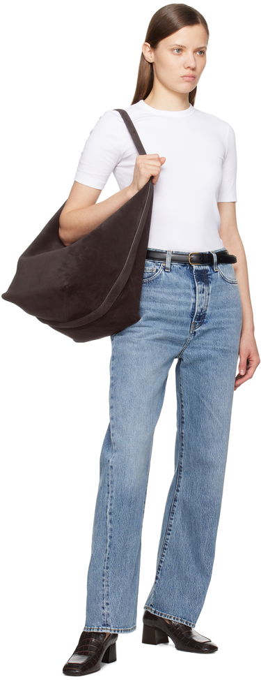 Tygpåse TOTEME TOTEME Suede Tote Bag Svart | 234-WLGBG038-LE0004, 3