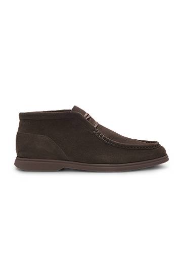 Kläder och accessoarer BOSS Suede Desert Boots with Stitching Brun | 50548119, 1