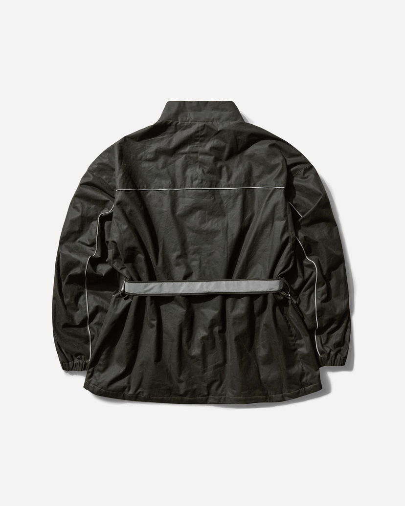 Jacka Umbro Trainer Waxed Jacket Svart | UBMW0333FA208 GRN0010
