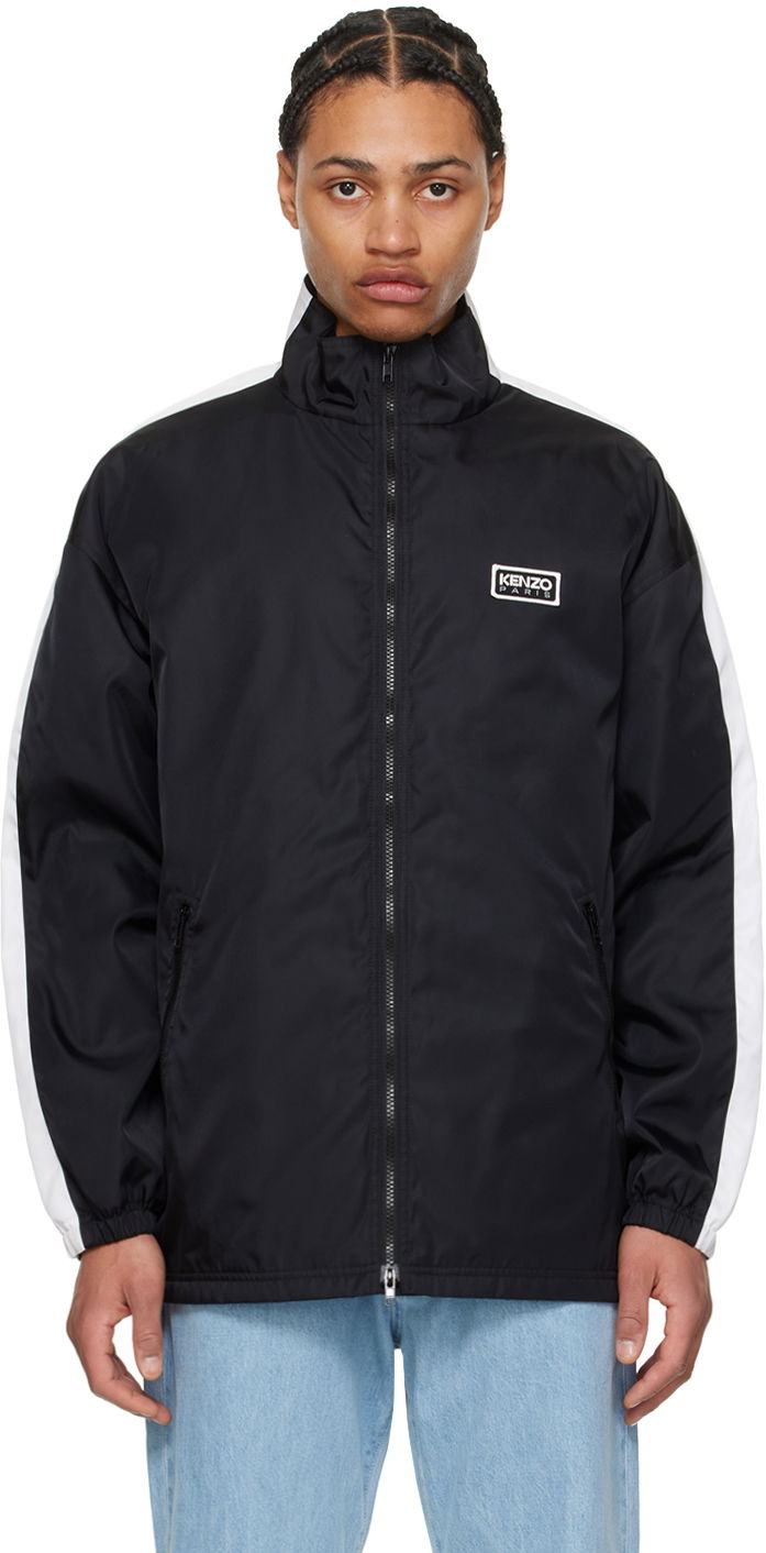 Jacka KENZO Black Paris Track Jacket Svart | FE55BL1619OA