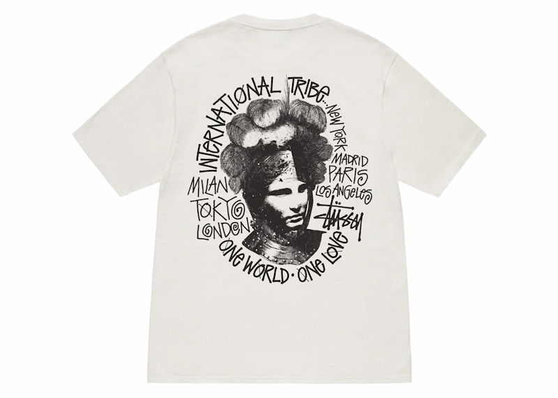 T-shirt Stüssy Camelot Pigment Dyed Graphic T-Shirt Vit | 1905005-1001