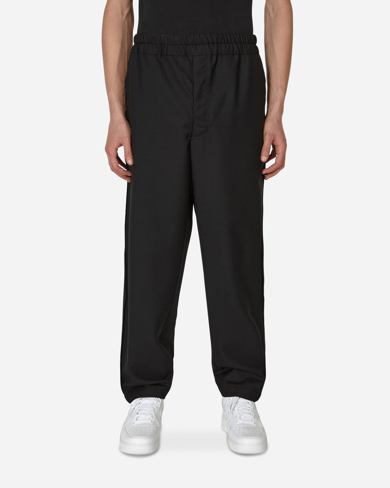 Byxor Comme des Garçons Wool Gabardine Trousers Svart | FJ-P008-W22 1, 0