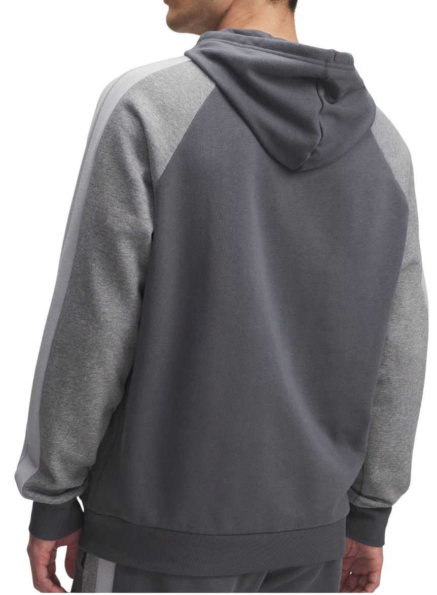Sweatshirt Under Armour Rival Fleece Color Block Hoodie Grå | 6003958-025, 1