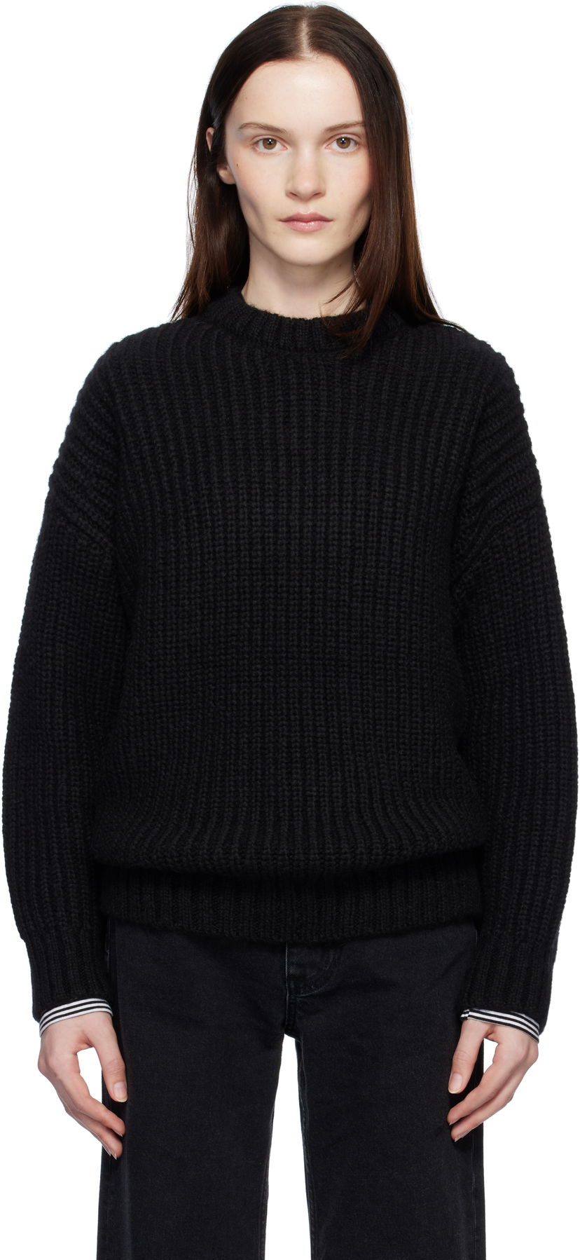 Sweater Anine Bing ANINE BING Sydney Knit Sweater Svart | A-09-0277-000