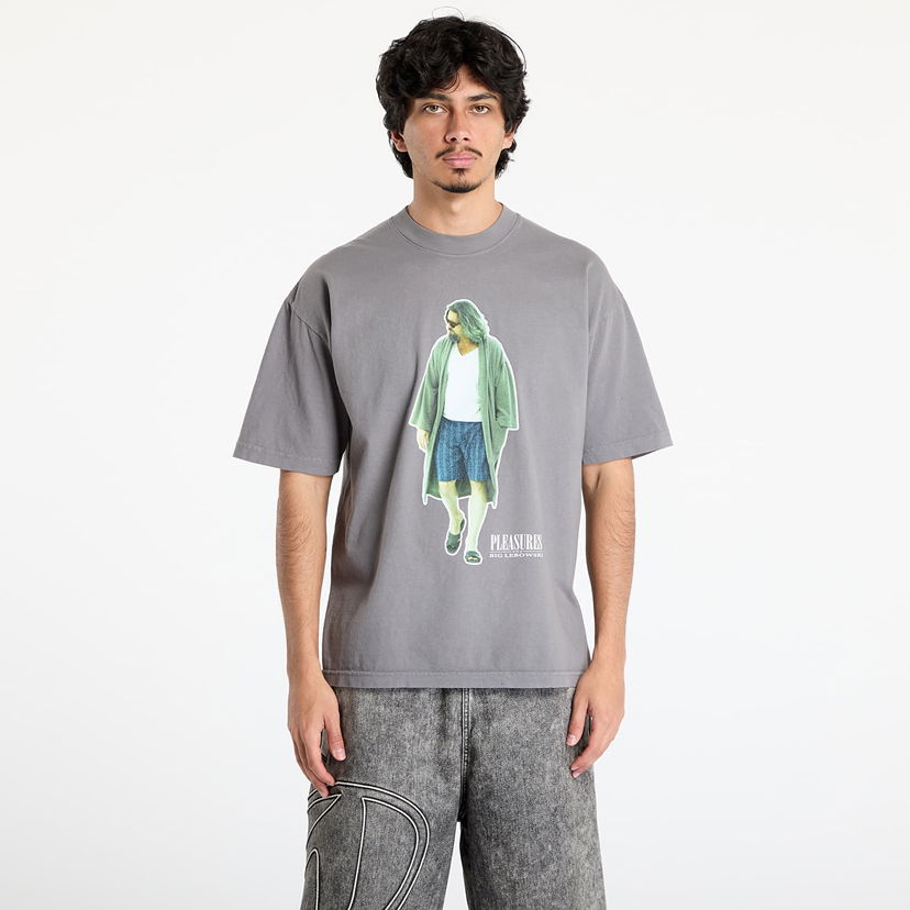 T-shirt Pleasures PLEASURES Dude Graphic T-Shirt Grå | P25SU058 CHARCOAL