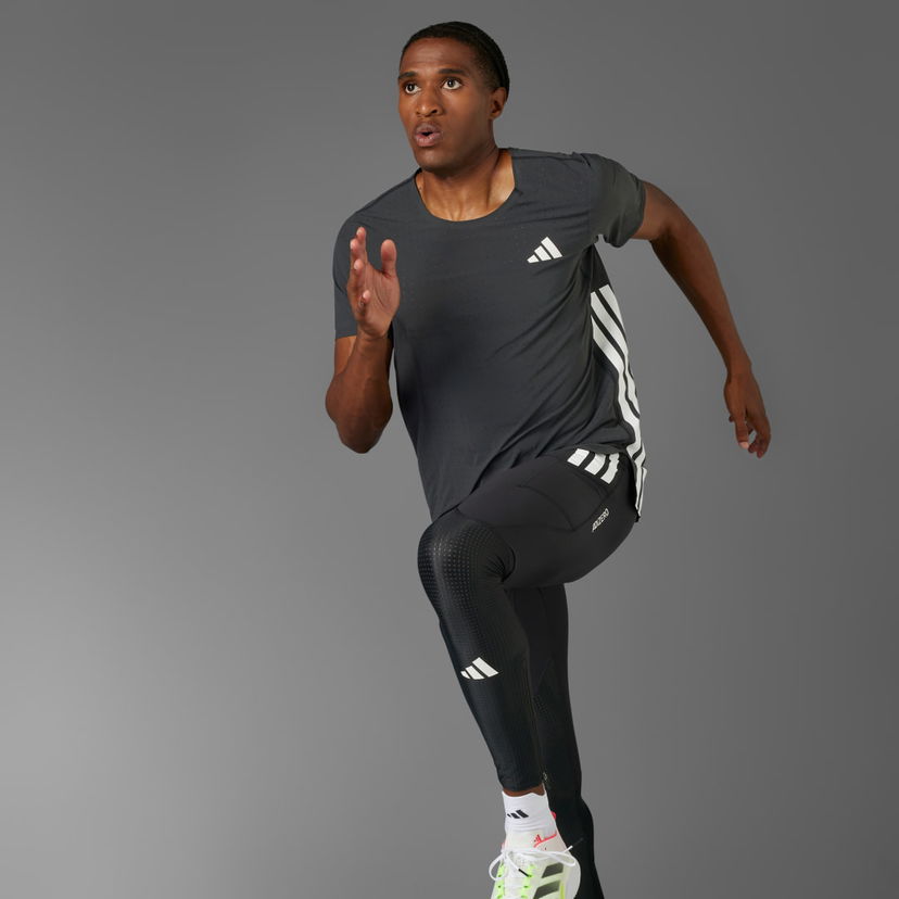 T-shirt adidas Performance Adizero Running T-Shirt Grå | JF3473