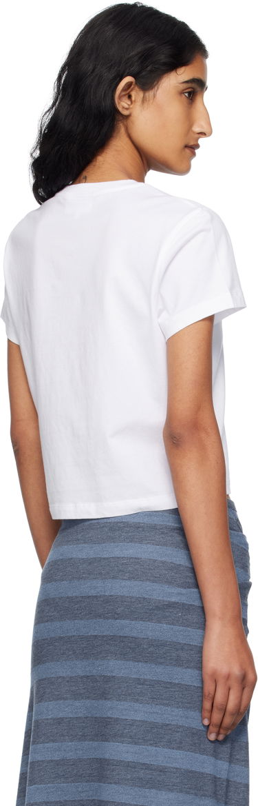 Crop top MAISON KITSUNÉ Maison Kitsuné Baby Fox Cropped T-Shirt Vit | PW00111KJ7026, 2