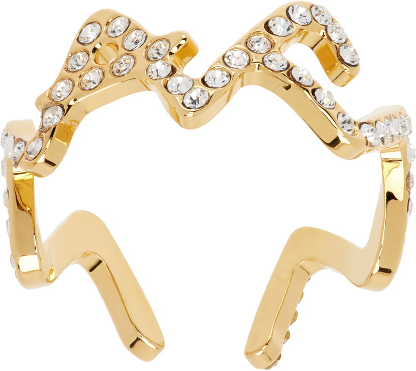 Ringa Marni Marni Symbol Crystal Ring Metallisk | ANMV0130N0 P6527