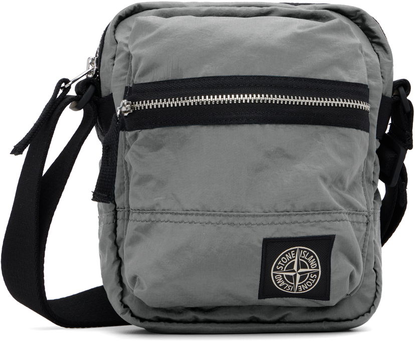 Axelväska Stone Island Stone Island ECONYL Coated Nylon Pouch Grå | K2S15 9200015 S0251