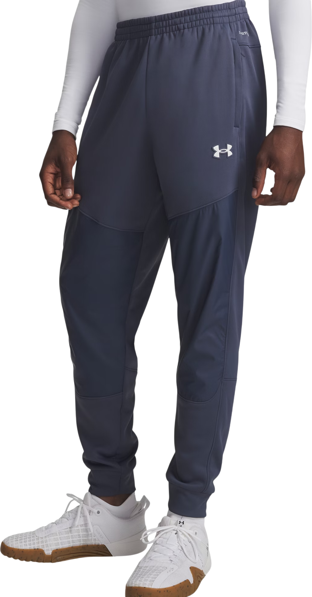 Träningsbyxor Under Armour Armour Fleece Pro Utility Pant Mörkblå | 6005695-044, 0