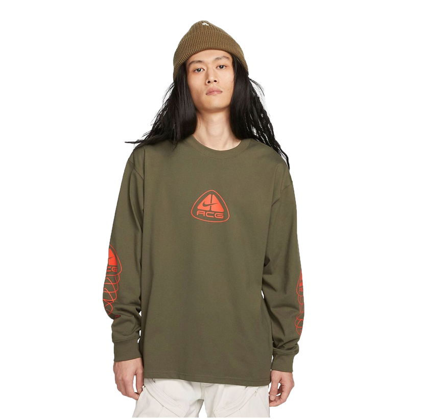 T-shirt Nike ACG ACG Graphic Long Sleeve T-Shirt Grön | DX9455-325
