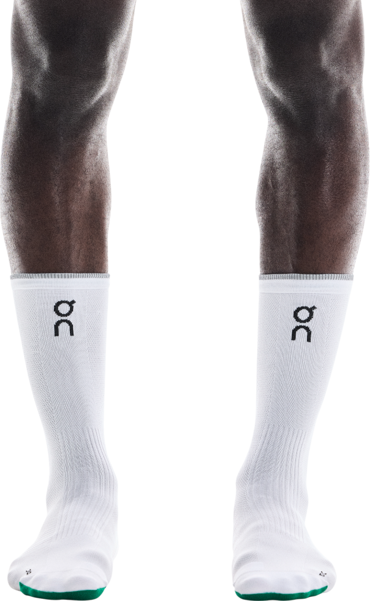 Strumpor On Running On Running Elite Run High Socks Vit | 2uf10010924, 1