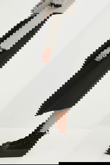 Kjol KENZO Kenzo Midi A-Line Draped Skirt Svart | FF52JU3149RA.99, 1