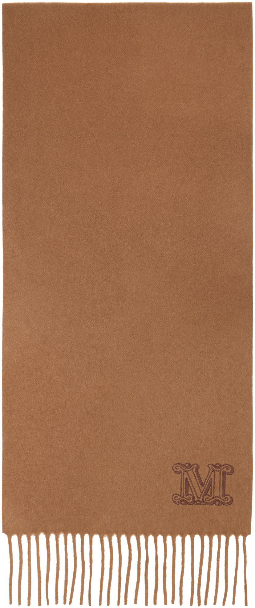 Halsduk Max Mara Dalia Scarf Brun | 2524546312600