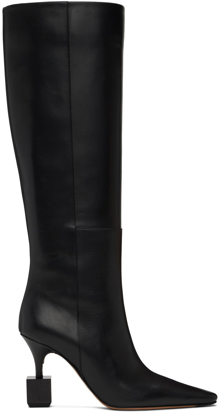Kläder Jacquemus Jacquemus La Casa Bisou Tall Boots Svart | 24H243FO150-4323