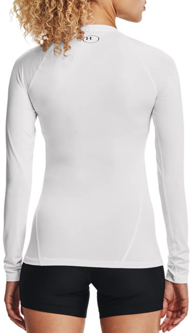 T-shirt Under Armour HeatGear Compression Long Sleeve Vit | 1365459-100, 1