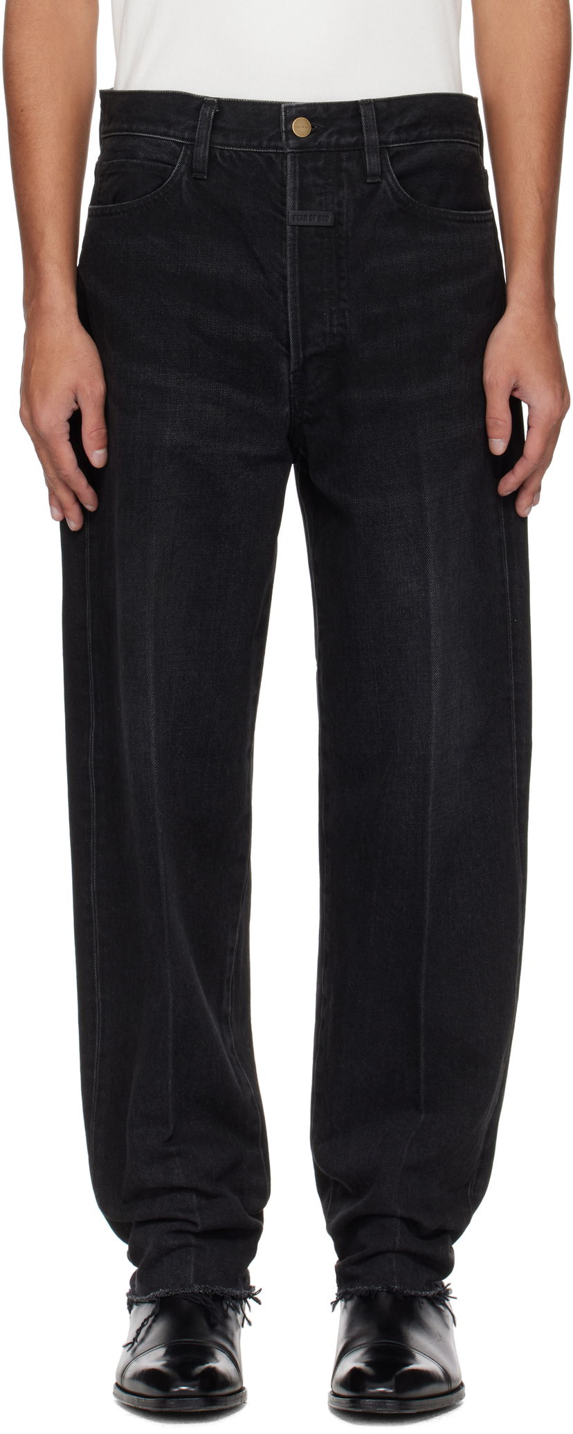 Jeans Fear of God Fear of God 80s 5 Pocket Jeans Svart | FGE240-410DNM
