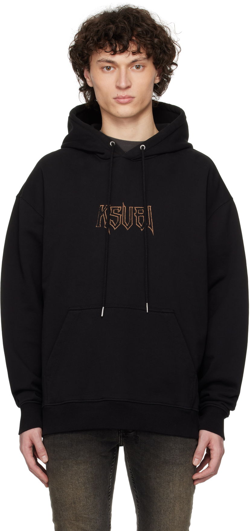Sweatshirt Ksubi Kingdom Biggie Hoodie Svart | MSP25FL005