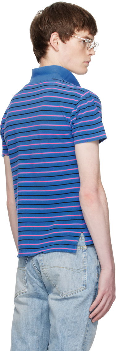 Polotröja Balenciaga Balenciaga Laurel Classic Fitted Polo Blå | 833244TSVF74326, 2