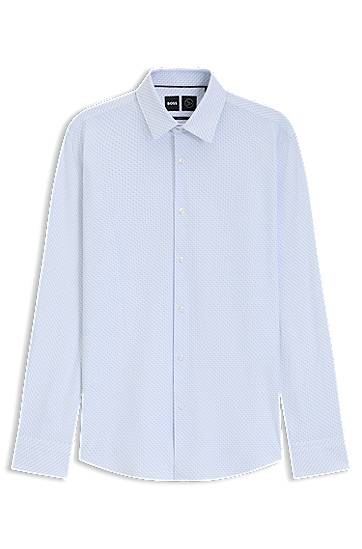 Skjorta BOSS Slim Fit Performance Stretch Shirt Blå | 50545306