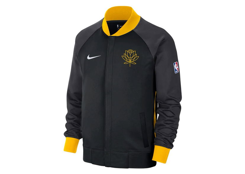Bomberjacka Nike Golden State Warriors Showtime City Edition Dri-Fit Jacket Svart | DN8404-010
