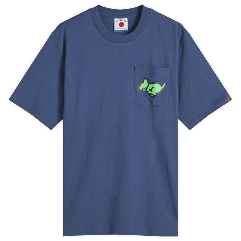 T-shirt BBC IceCream ICECREAM To The Core T-Shirt, Size Large Blå | IC25352-NVY