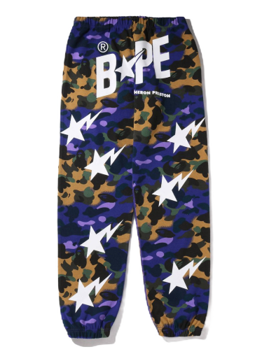 Träningsbyxor BAPE Heron Preston x Mix 1st Camo Sweatpants Purpur | 1I23-152-904