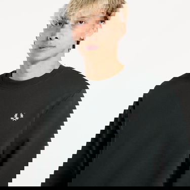 Sweatshirt Fred Perry Fred Perry Crew Neck Sweatshirt Svart | M7535 T50, 1