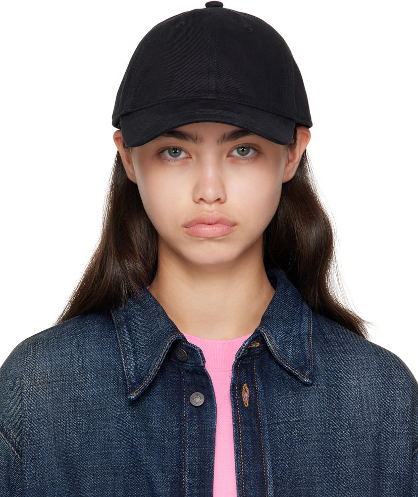 Keps Acne Studios Acne Studios Twill Logo Cap Svart | C40420-