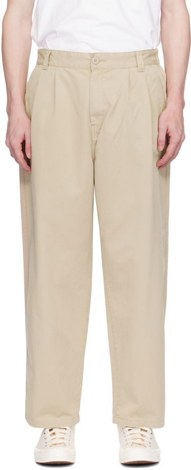 Byxor Carhartt WIP Marv Relaxed Fit Trousers Beige | I033129, 0