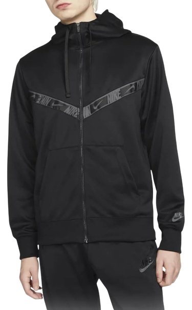 Sweatshirt Nike Repeat Hooded Jacket Svart | dm4672-013, 0