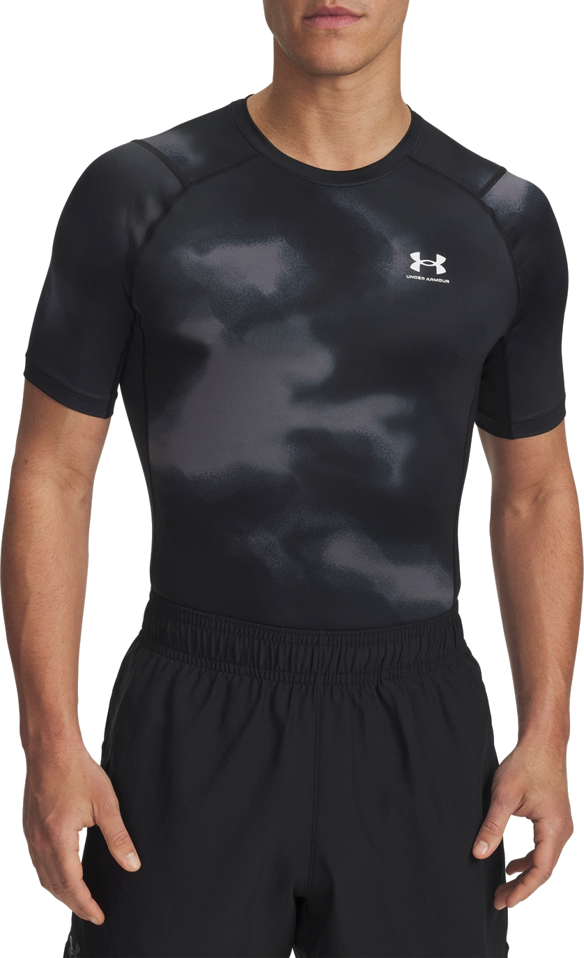 T-shirt Under Armour Under Armour HG Armour Printed Short Sleeve T-Shirt Svart | 1383321-003, 0