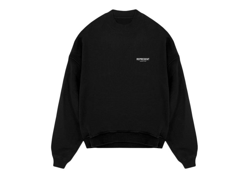 Sweater Represent Clo Represent Owner's Club Sweater Black Svart | M04159-01