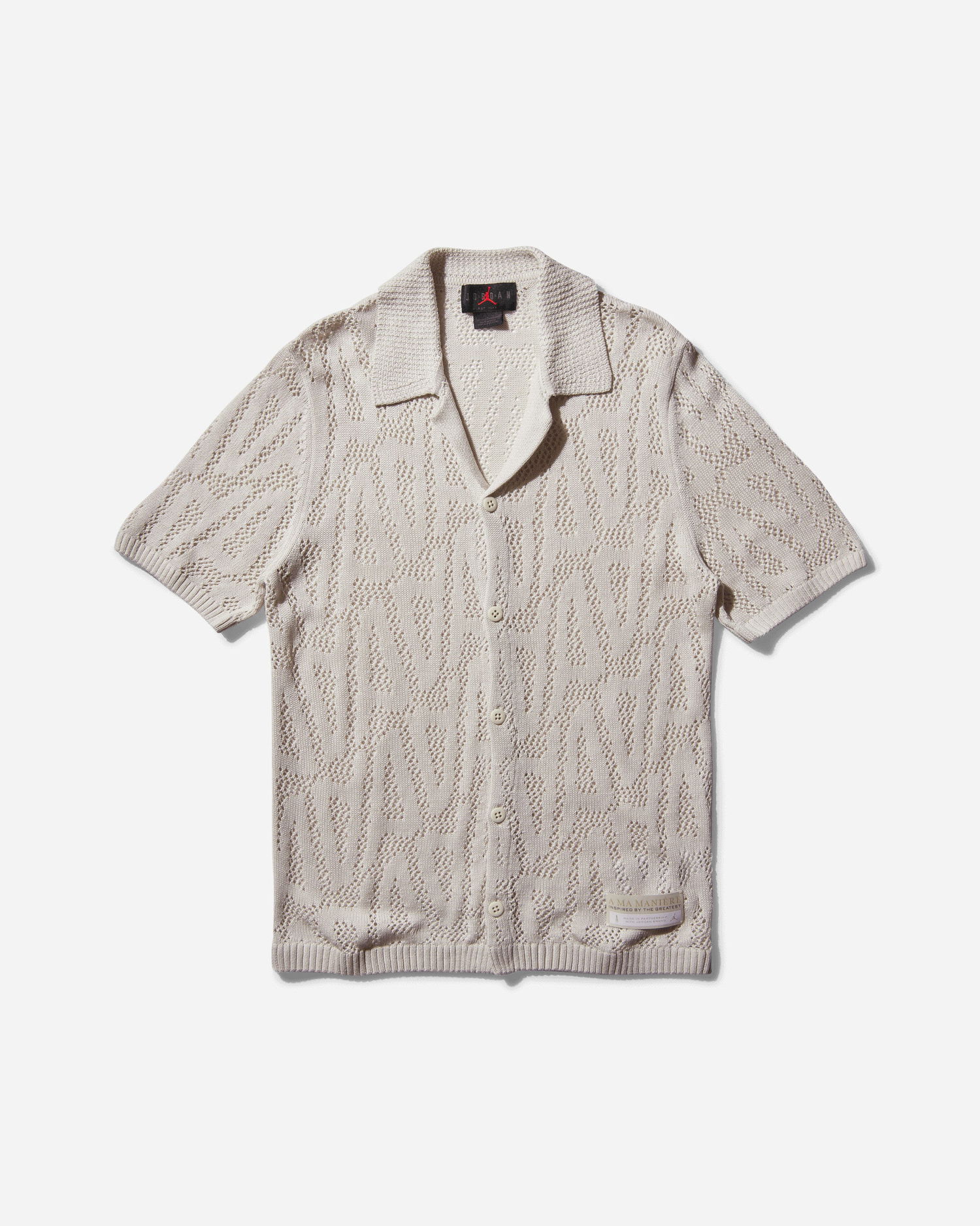 Skjorta Jordan Shooting Short Sleeve Shirt Beige | HF0534-030, 0